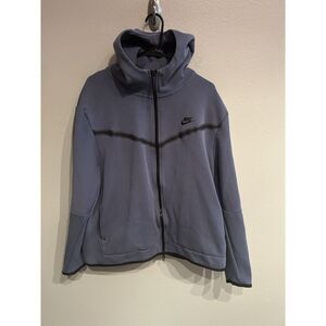 Nike Tech Fleece Full Zip Hoodie Jacket Mens XXL Diffused Blue CU4489-491
